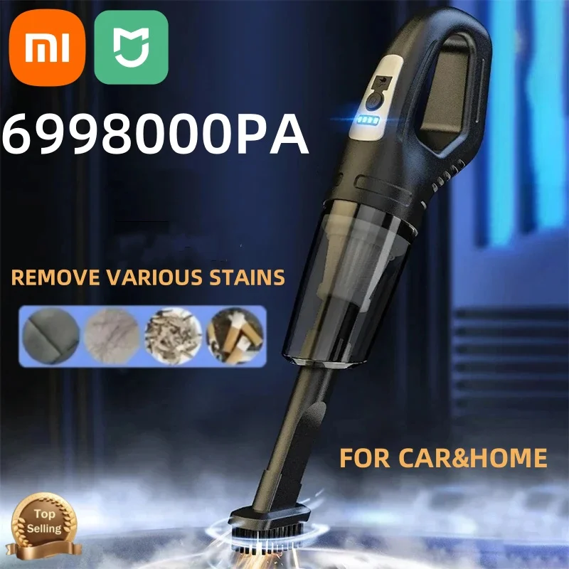 Xiaomi 120W Car Vacuum Cleaner 6998000PA Wireless Portable Cordless USB Charging Super HighPower Suitable For Dust And Pet Hair