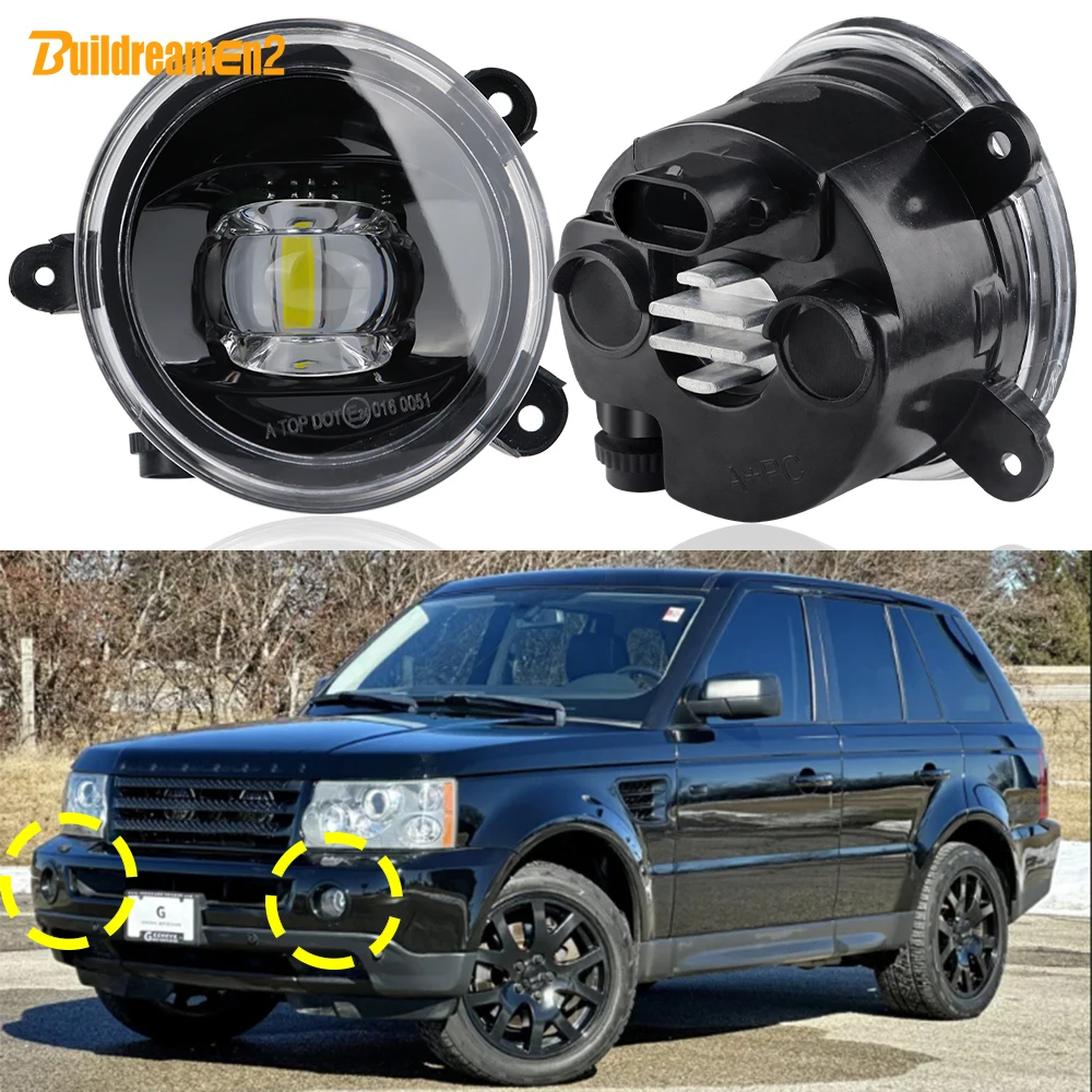 

1 Pair 30W H11 Car Front Bumper LED Fog Light Daylight Assembly For Land Rover Range Rover Sport I (L320) 2006 2007 2008 2009