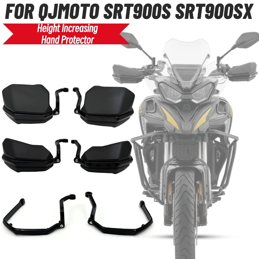 For QJMOTO QJ SRT900 SRT900S SRT900SX Motorcycle Left And Right Hand Guards Handguard Shield Height Increasing Hand Protector