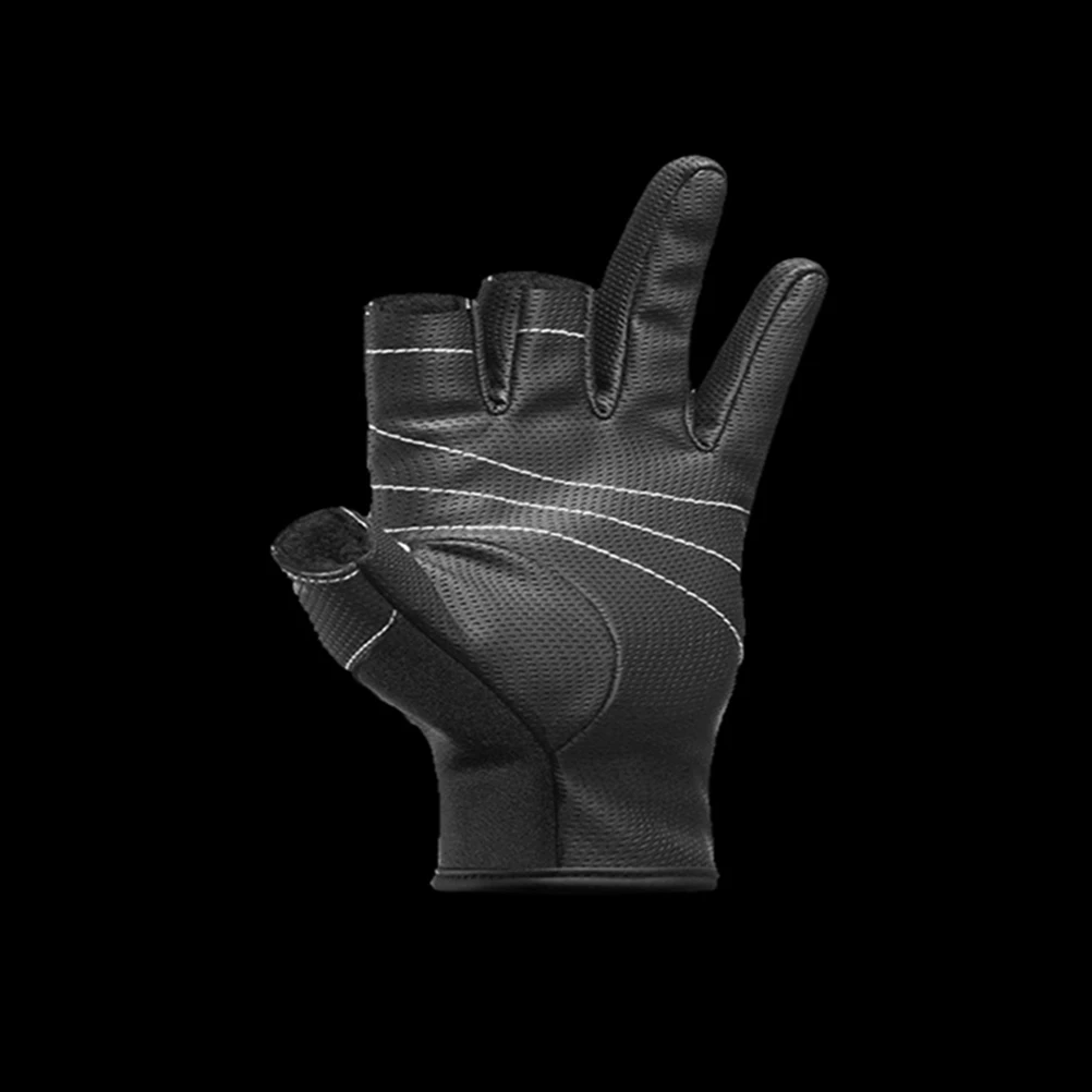 

Fishing Gloves Cycling Outdoor Supplies Show Three Fingers Wear-resistant Accessories