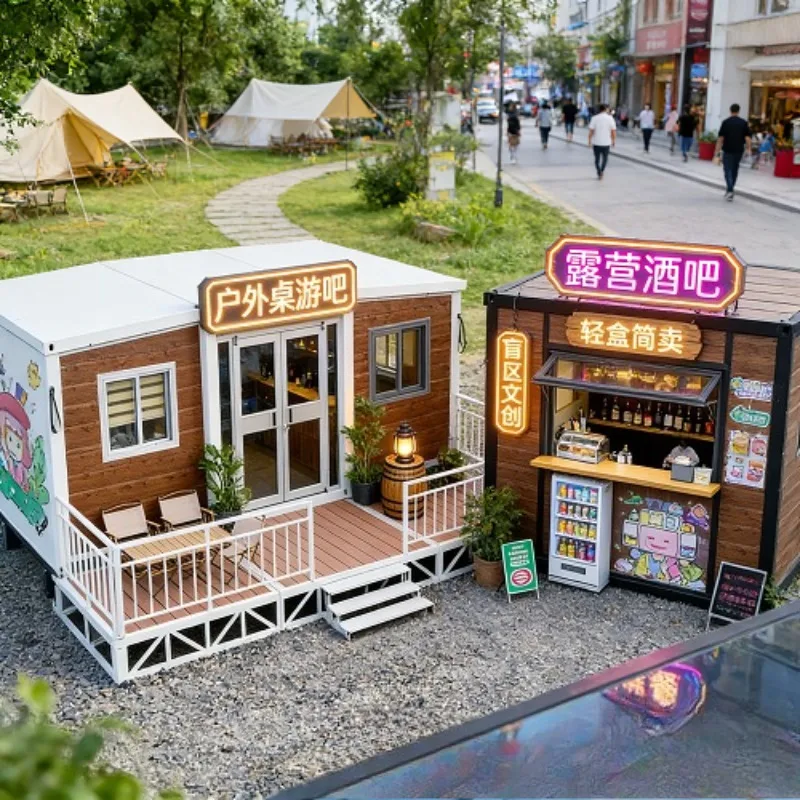 Customized 20ft Detachable Storage Container House Eco-Friendly Removable Detachable for Industrial Office House
