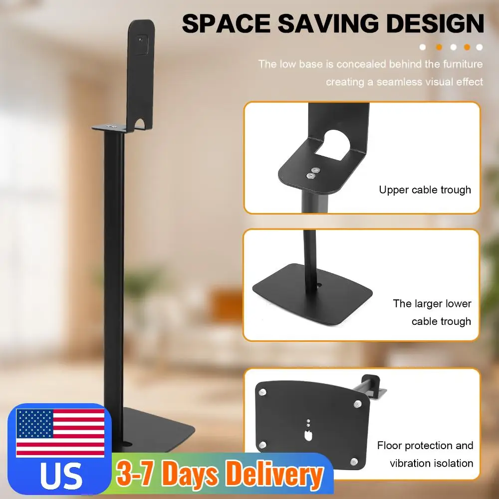 

1 пара напольных подставок для колонок Sony SA-RS5, напольное крепление, простая сборка своими руками, алюминиевый сплав, с системой организации кабелей