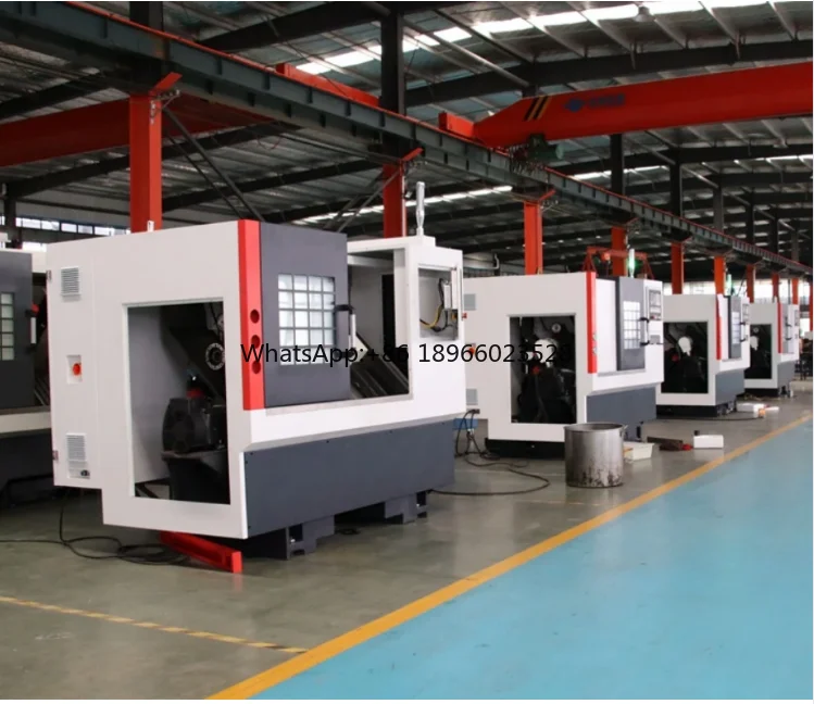 Precision inclined bed CNC lathe Automatic feeder  CNC Fanuc Machine Industrial metal CNC lathe TCK6340S