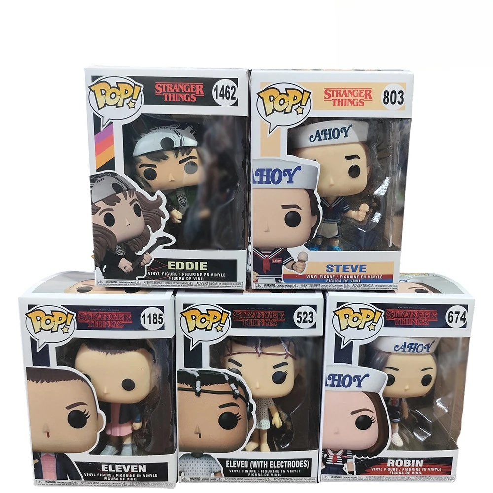 

Pop Stranger Thing Одиннадцать # 826 Одиннадцать # 523 # Макс. 827 # 552 Макс # 1243 Фигурка Joyce Коллекционная виниловая кукла с высоким внешним видом