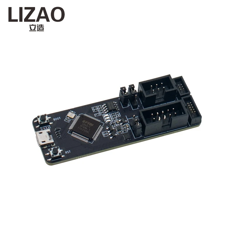 LIZAO Prog JTAG Development and Debugging Tool, Serial Communication Program Downloader with Dual Spacing Cable Connection