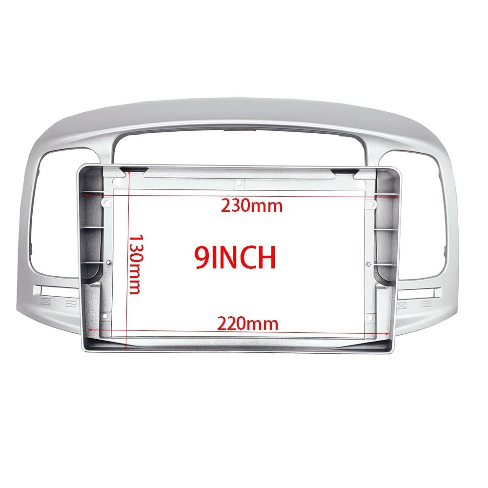 For HYUNDAI ACCENT 2009-2012 9INCH Car Radio Android Stereo Audio Screen Multimedia Video Player Navigation Frame