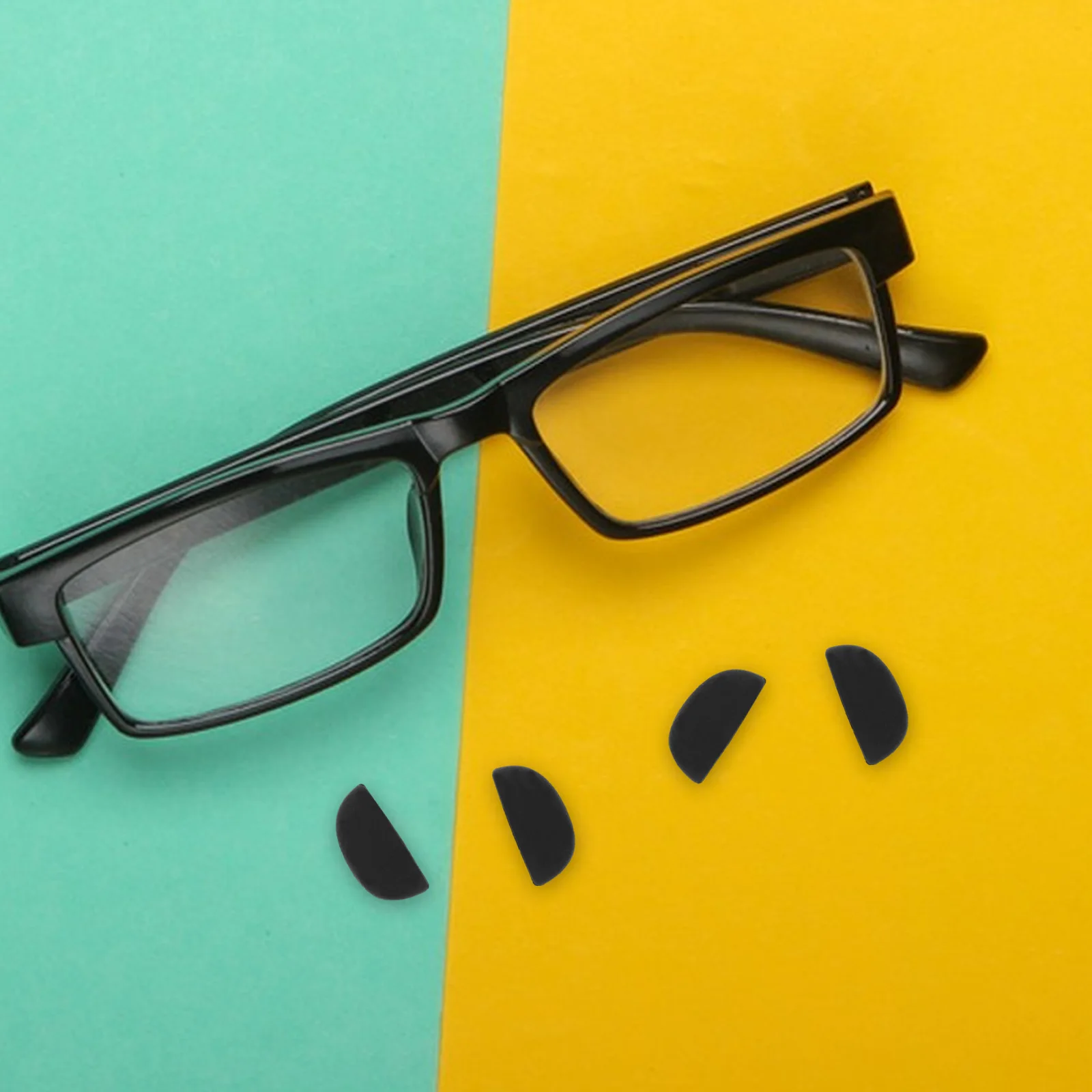 10Pairs سيليكون مخدات أنف للنظارة للنظارات لينة المضادة للانزلاق مرنة الأنف وسادة النظارات البصرية إطار إصلاح أجزاء نظارات لوازم