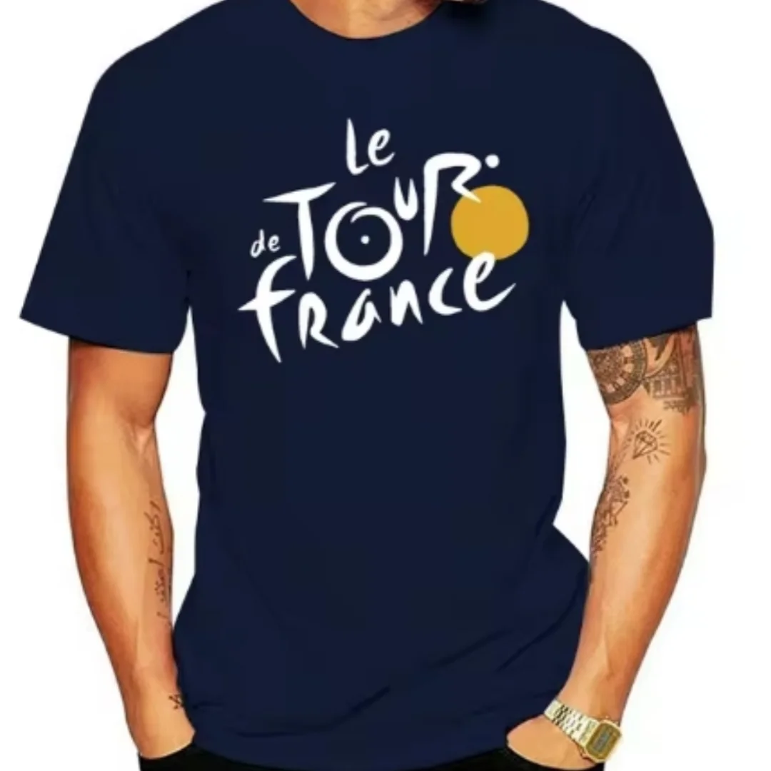 Herren Neues Sommer-T-Shirt mit Kühleffekt, Rundhals, Markenaufdruck, Kurzarm-Oberteil, Freizeitmode für Männer – Detail 7