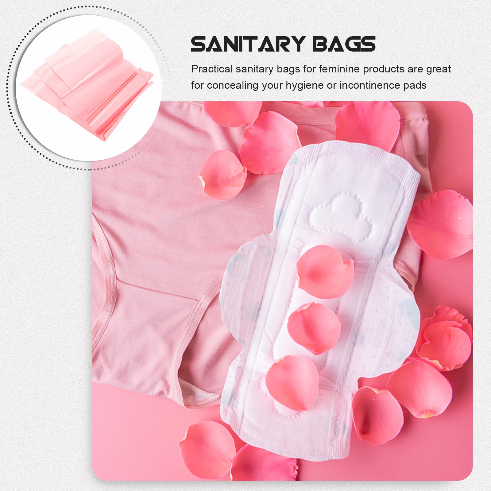 

100 шт., сумки для утилизации гигиенических салфеток, маленькие портативные женские прокладки для хранения, дорожные сумки для утилизации тампонов для использования на открытом воздухе