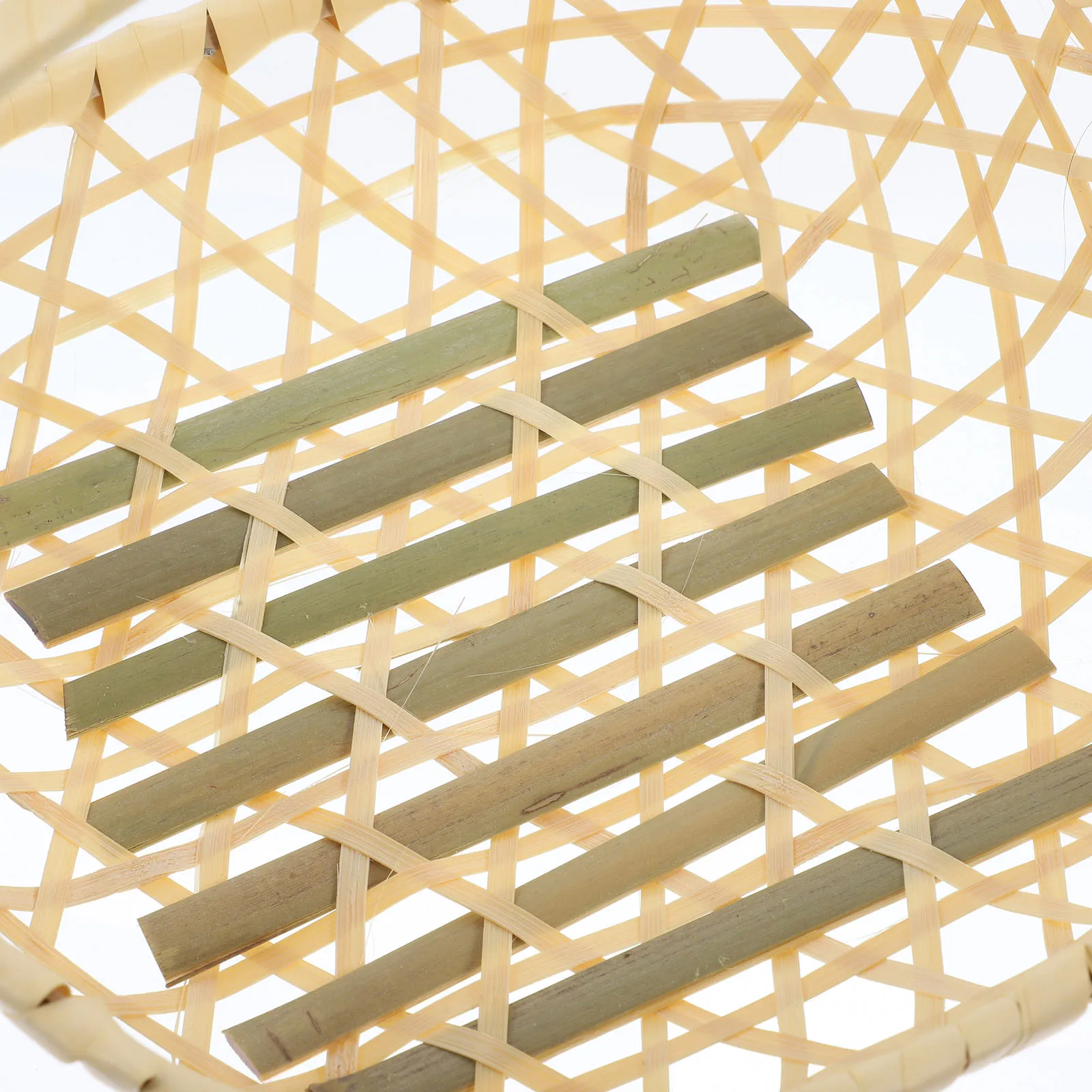 

Bamboo Basket Weave Hollow Egg Storage Multifunction Portable Woven Baskets Reusable Small Fruit Container Desk ganizer Home