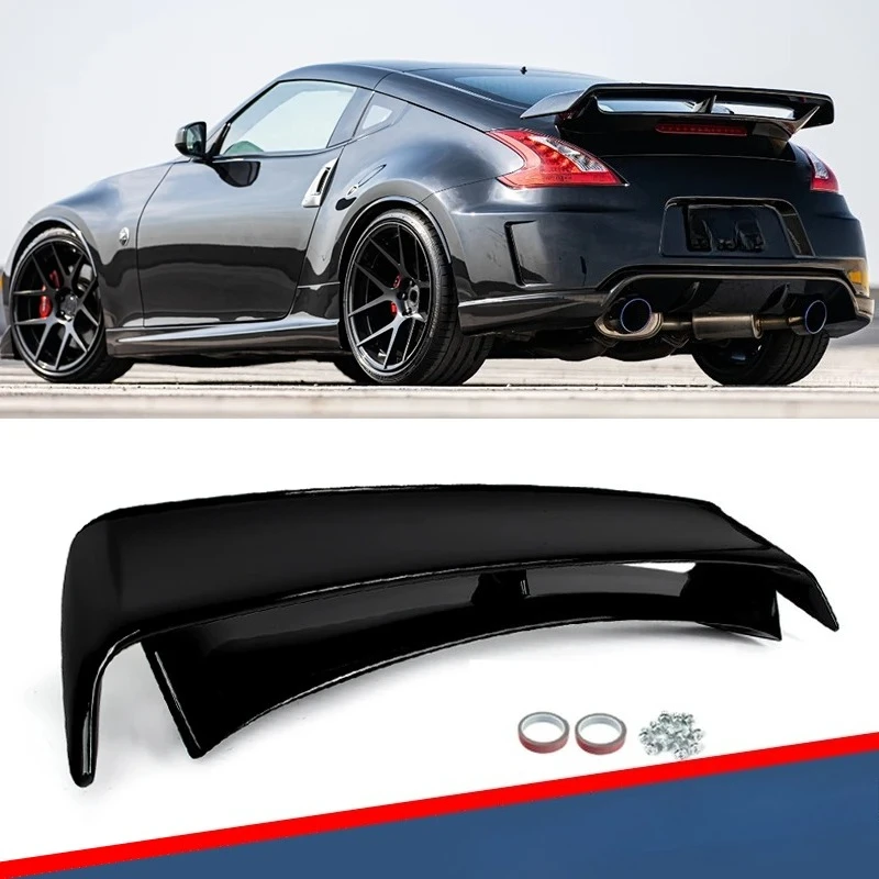 Nismo Style Rear Trunk Spoiler Wing Gloss Black Fits For Nissan 370Z Z34 2009 2010 2011 2012 2013 2014-2021 Rear Roof Spoiler