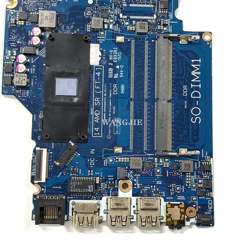 L46703-001 L46703-501 L46703-601, untuk HP 14-DK 14S-DK 245 G8 TPN-I135 Laptop Motherboard A4-9125 CPU Onboard