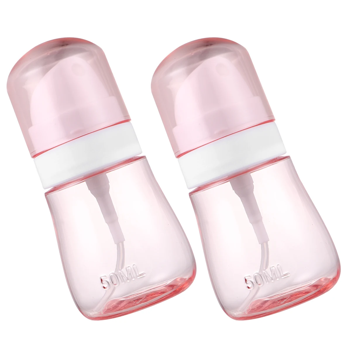 

2Pcs Disinfectant Refillable Spray Bottles Empty Portable Makeup Alcohol Travel Mini EcoFriendly Reusable Skincare Tool
