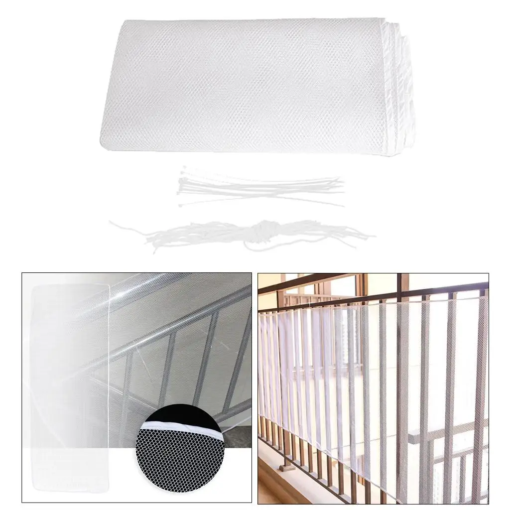 Child Net - Mesh Netting for Rail Balcony Banister Stair for Baby