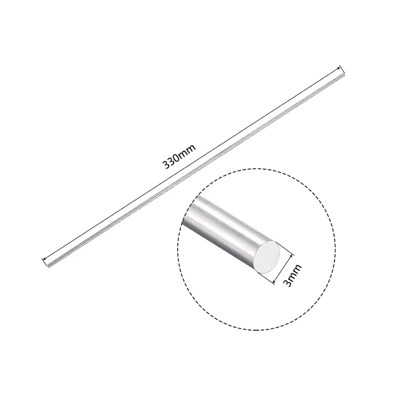 1/5pcs Aluminum Rod,Diameter2-180mm, Aluminum Round Bar,Good Electroplating Properties, Anti-Corrosion