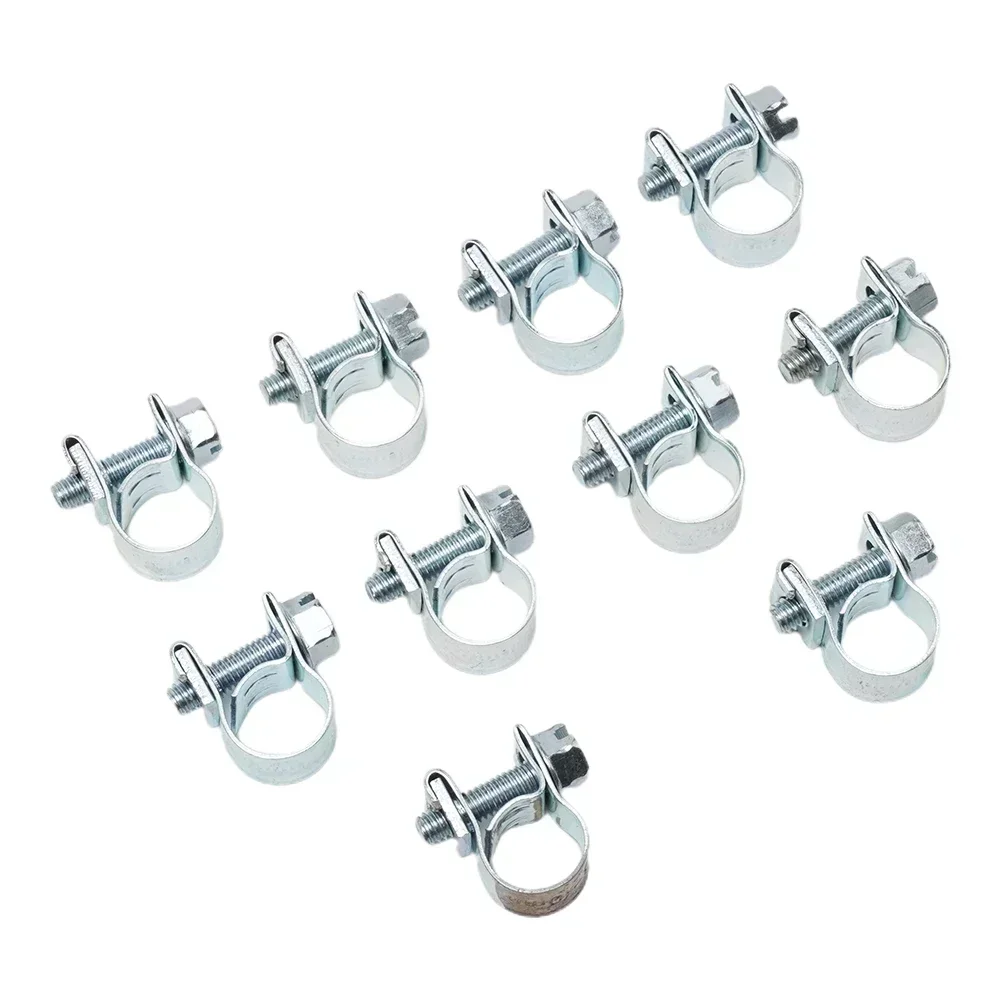 10pcs Hose Clamp Fuel Line Clamp Water Pipe Clip Sealing Welding Clip For Fuel Pipe Diesel Gasoline Pipe Anti Corrosive image 5