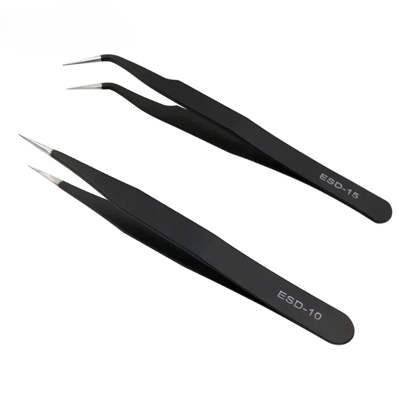 1PC Stainless Steel Straight and Curved Eyelashes Tweezers Eyelash Extension Tweezers Makeup Tools for False Eyelashes