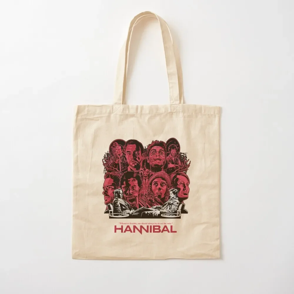 

Hannibal - Eat The Rude Tote Bag women bag reusable grocery bags cute tote bag