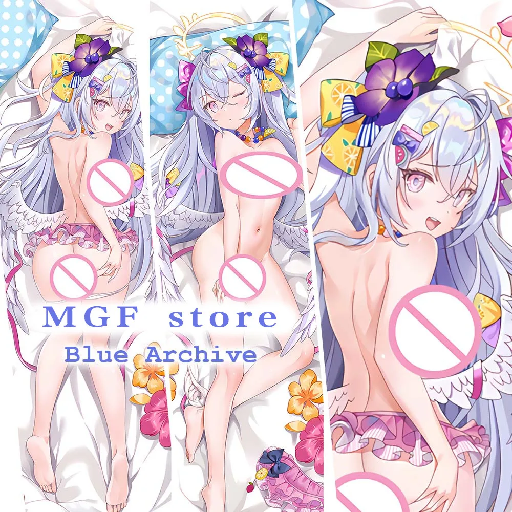 Shirasu Azusa Body Pillow Case Peakin 2WAY Dakimakura Anime Blue Archive Cosplay Pillowcase Bed Hing Cushion Cover Decor