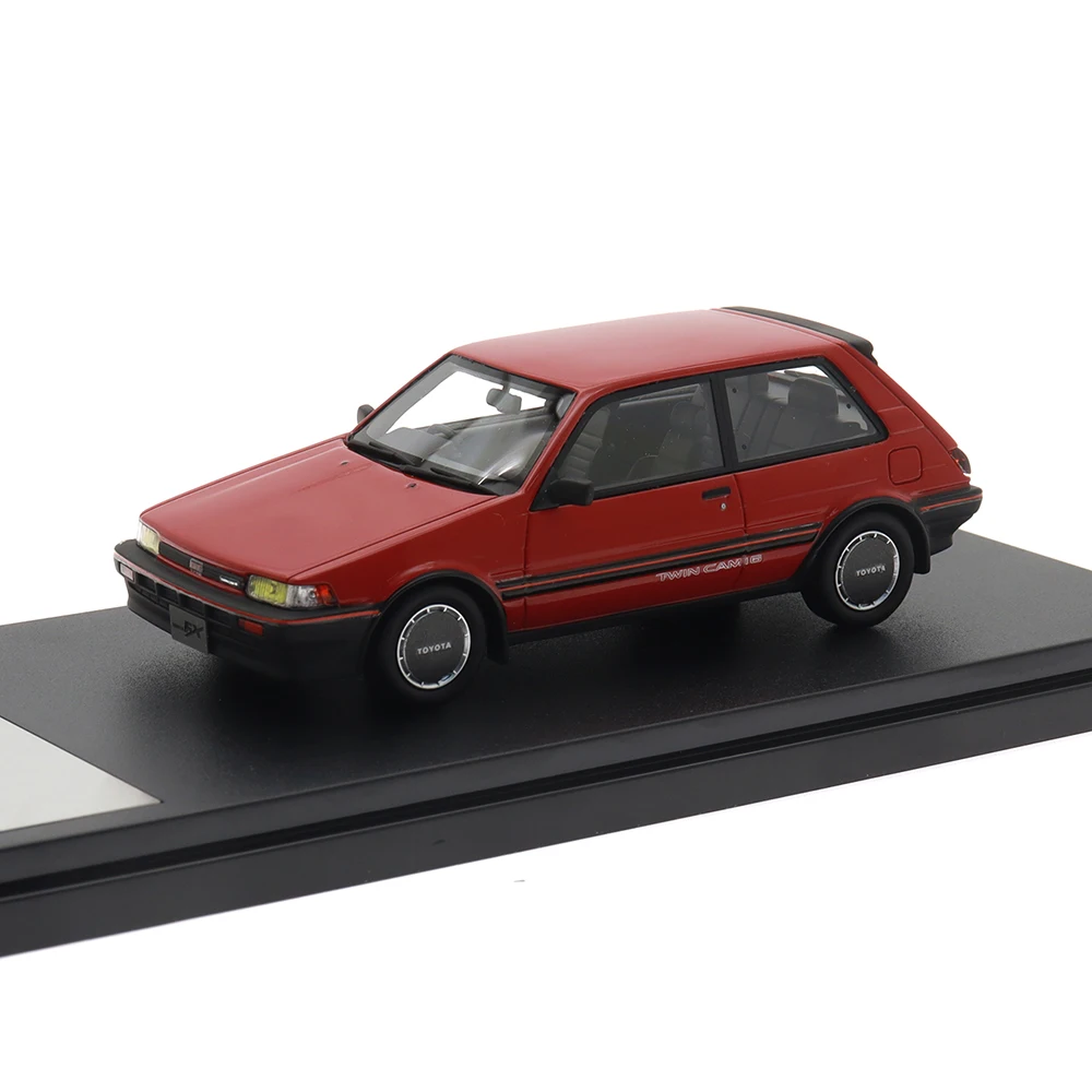 Hi-story Marke Modellautos Maßstab 1/43 COROLLA【FX-GT (1984)】Harz Auto Spielzeugfahrzeuge Metall Modellauto Dekoration Kinder Geschenk Junge