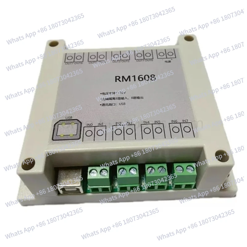 

USB To Digital IO Module Switch Optocoupler Isolation Transistor or Relay For Windows Linux Android C# Python Java LabView
