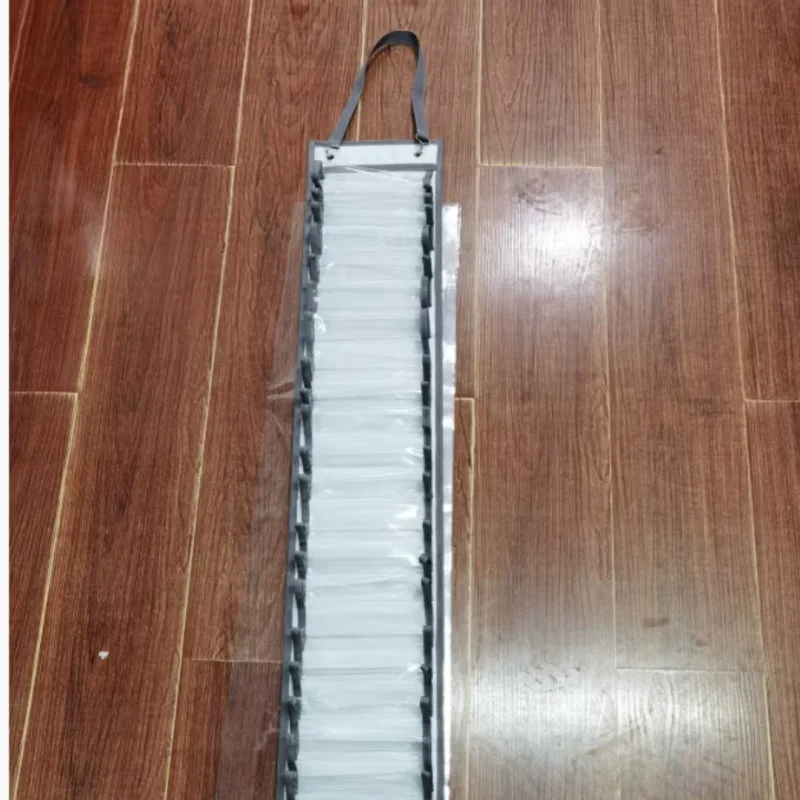 24 Slots Vinyl Roll Storage Hanging Bag, Engraving Heat Transfer Film Organizer Pouch, PVC Craft Material Holder for HTV Vinyl R