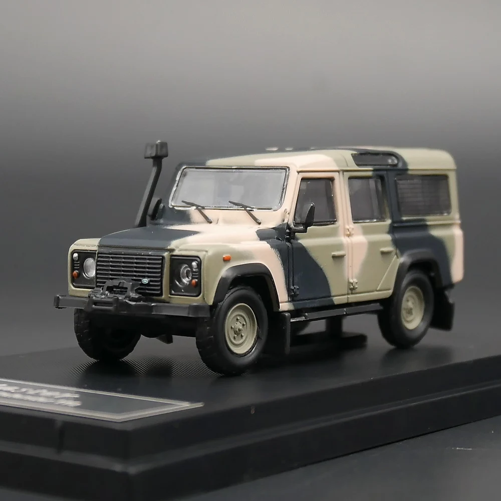 

Master 1:64 Scale Diecast Alloy Land Rover Defender 110 Toys Cars Model Camouflage Classics Adult Gifts Souvenir Static Display