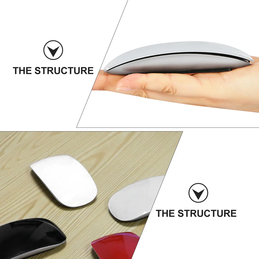 

Wireless Mouse Slim Ultra Thin Lightweight ABS Material Low Decibel Click for Laptop Computer Portable Ergonomic