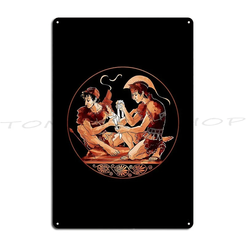 The Song Of Achilles The Love of Achilles Metal Sign Wall Mural Club Bar Kitchen Home Custom  Tin Sign Poster