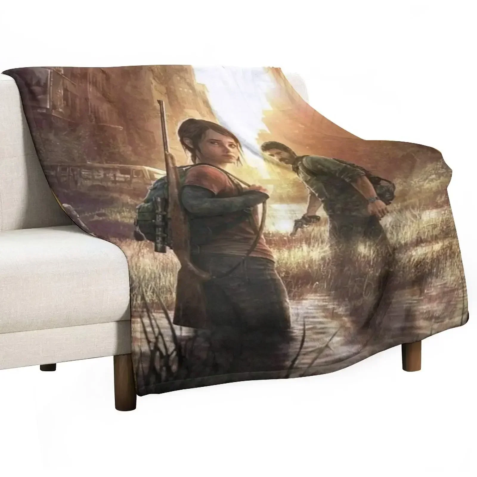 

New The Last Of Us Throw Blanket Luxury Designer Large Moving Blankets