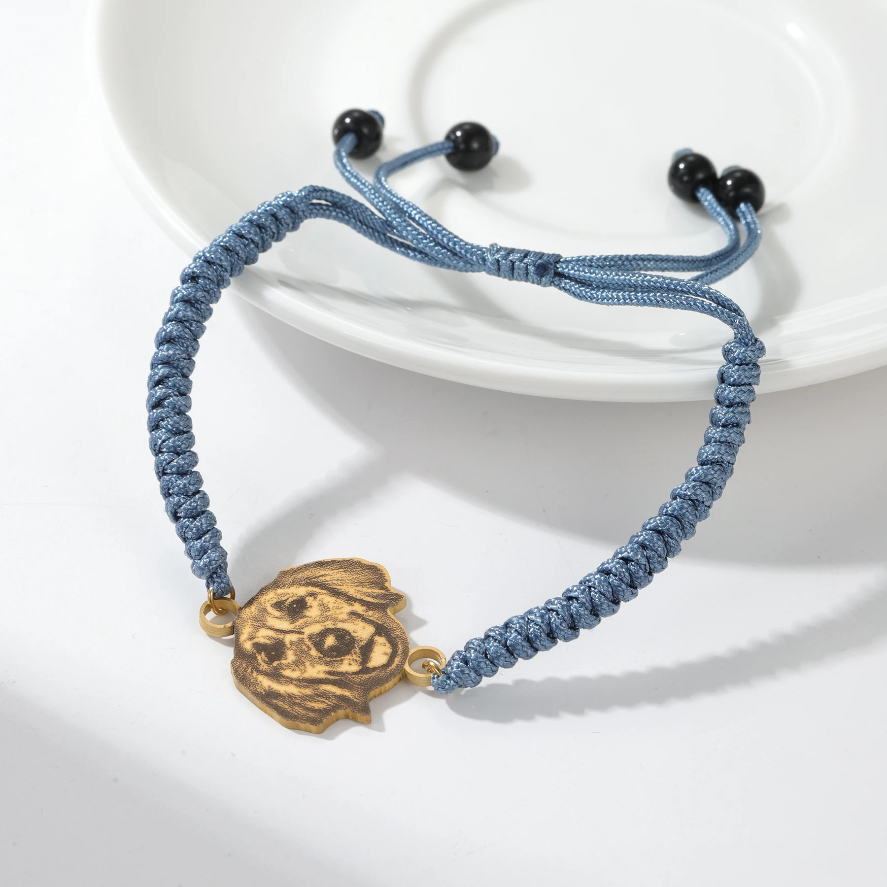 Personalisiertes Haustier-Porträt-Armband mit Hundefoto aus Edelstahl, Verstellbares Armband für Tierbesitzer und -liebhaber, Geschenk-Schmuck für Frauen – Detail 4