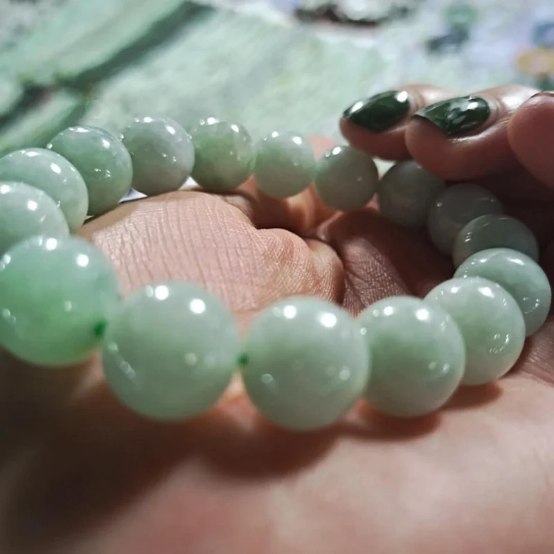 

Myanmar Jade Bracelet Bracelet round Beads Rosary Bracelet Jade Bracelets for men and women