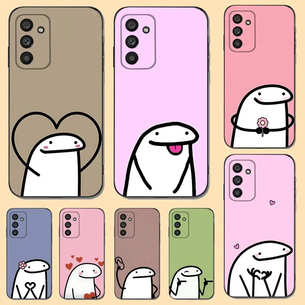 

Cute F-Flork Funny Memes Phone Case For Samsung S 25,24,23,22,30,21,10,9,Ultra,Plus,Lite,FE,4,5 G Soft Black Case