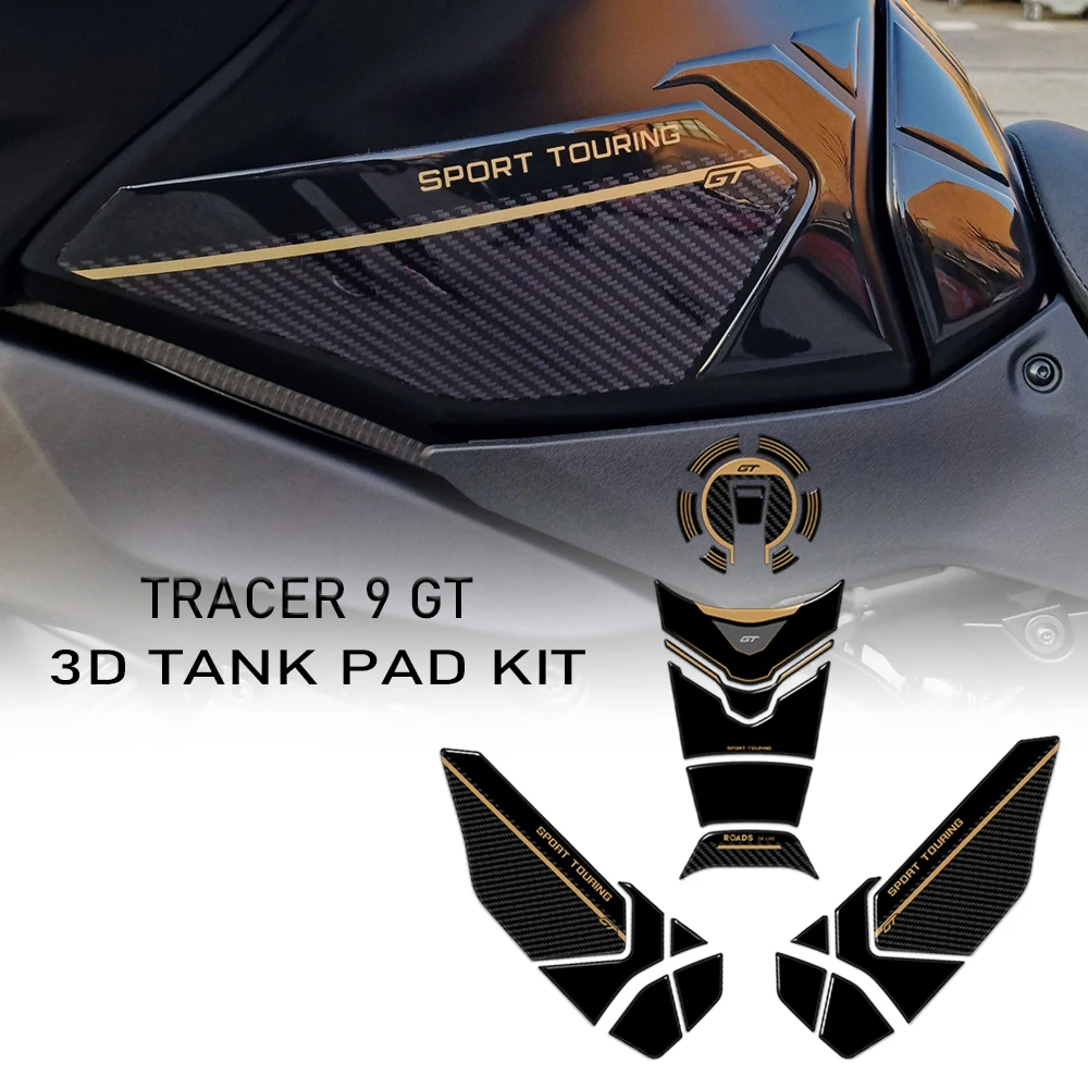 

Tracer 9GT 2025 Motorcycles Accessories 3D Resin Stickers Tank Pad Protection Kit For Tracer 9 GT 2025