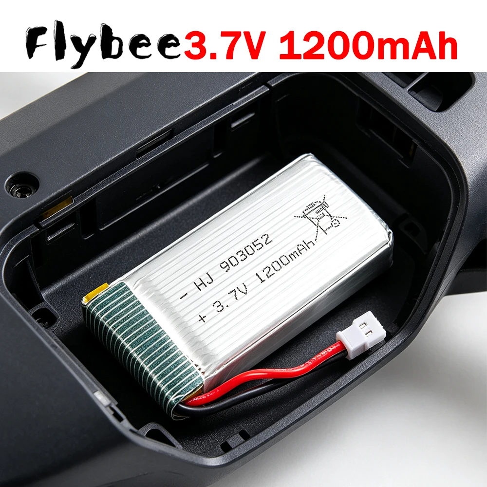 3.7v 1200mAh Rechargeable Battery for KY601S SYMA X5SW X5 M18 H5P RC Drone Quadcopter, 903052 3.7v Lipo battery XH2.54 Plug