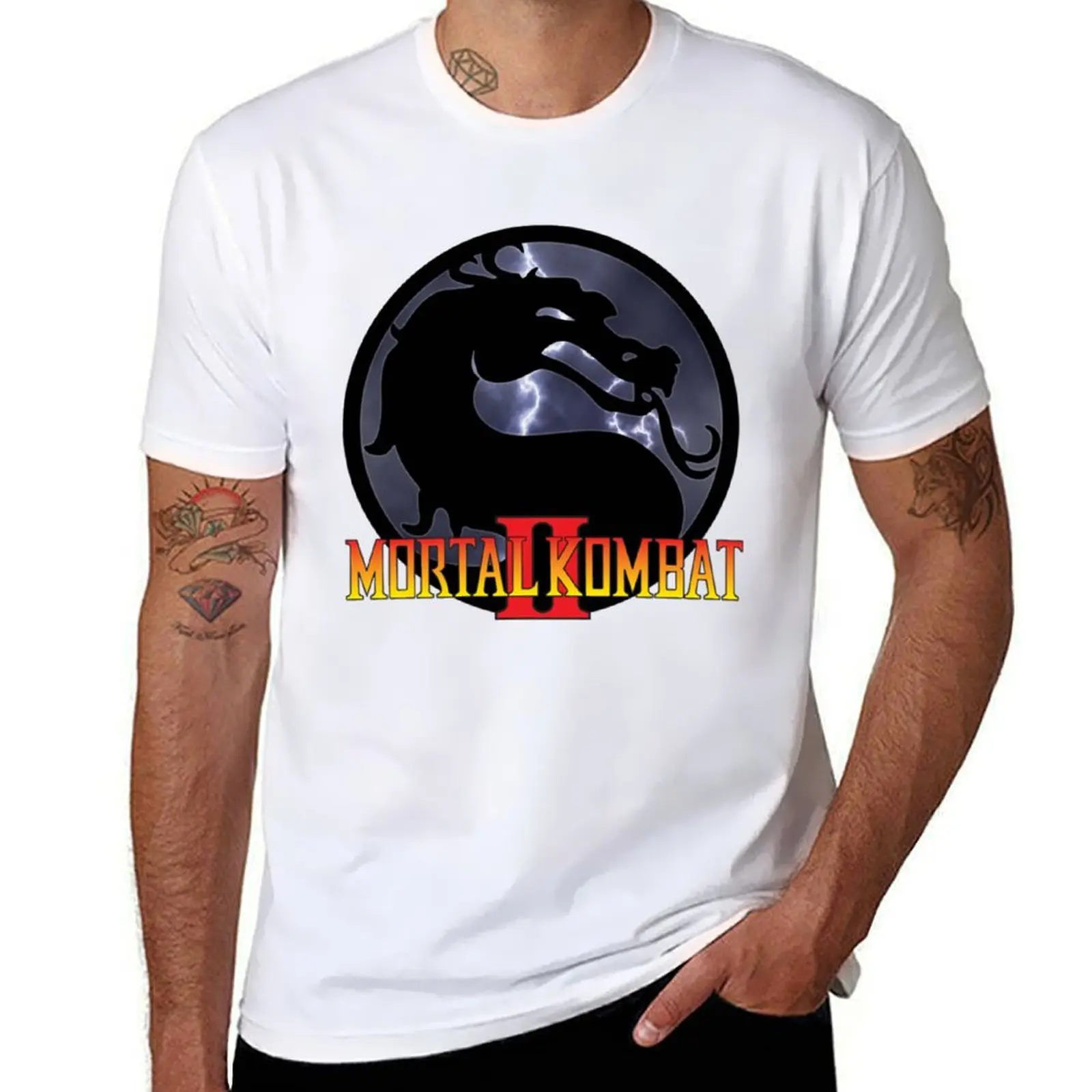 

Mortal Kombat II T-Shirt funny t shirts cotton man graphic t shirt T-Shirt
