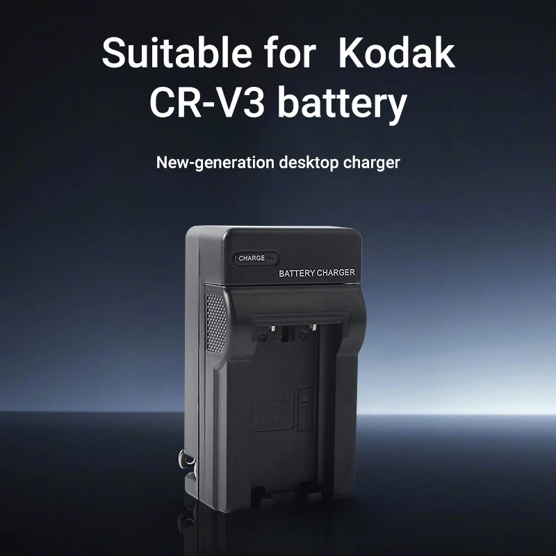 

New-Generation Desktop Charger for Kodak CR-V3 Battery - Safe Charging with Strong Protection Auto-Filtering Hazards