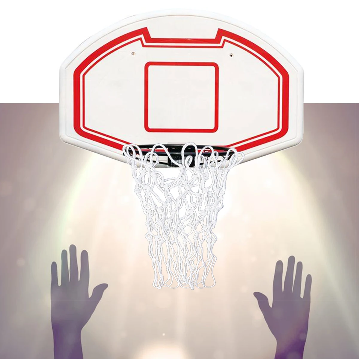 

2 PCS Cool Basketball Net Glow in The Dark Heavy Duty Mini for Indoor and Outdoor Use Luminous