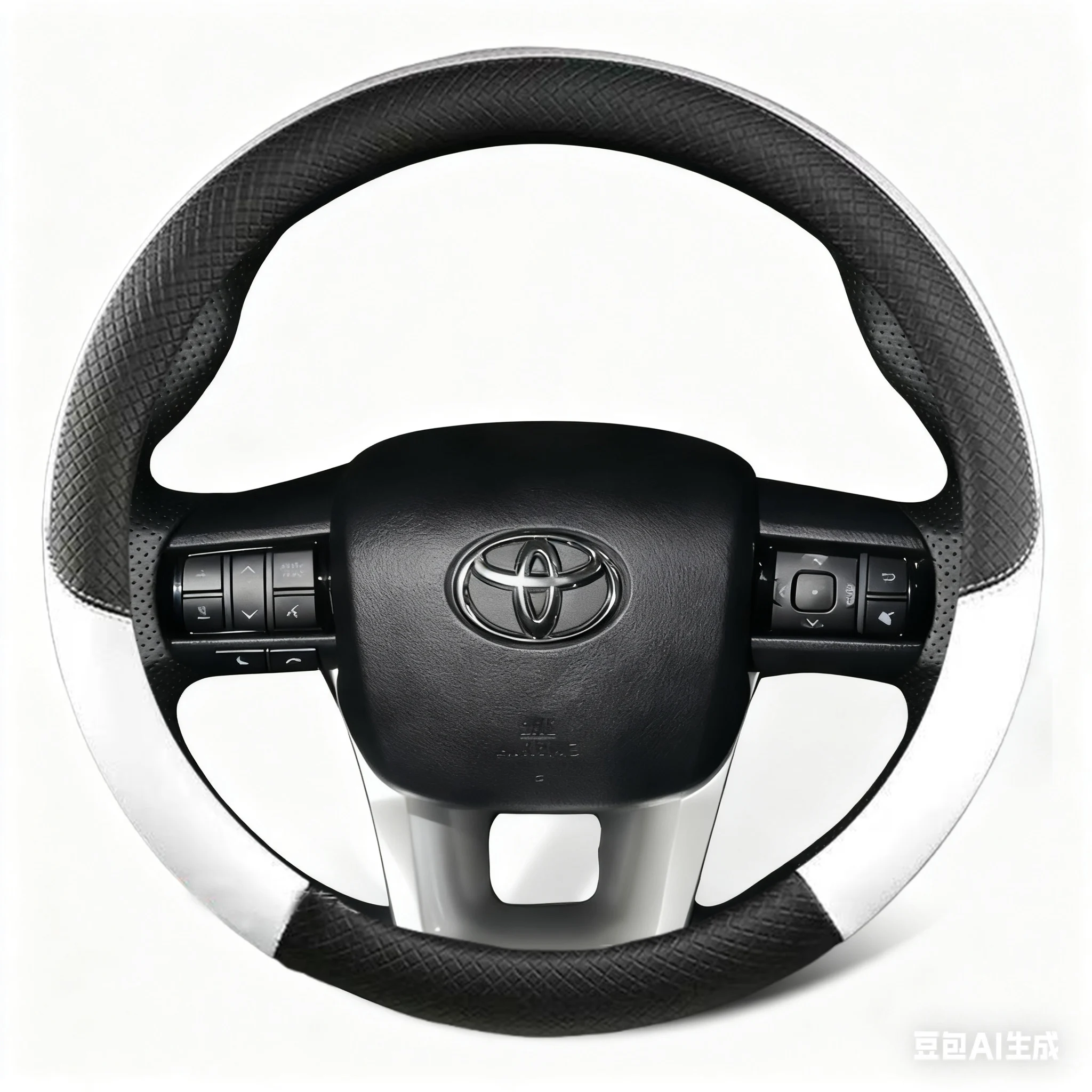 Accessories Car Steering Wheel Cover Artificial Leather For Toyota Fortuner Hilux 2015-2021 Steering-Wheel Cover Wrap Auto Inter