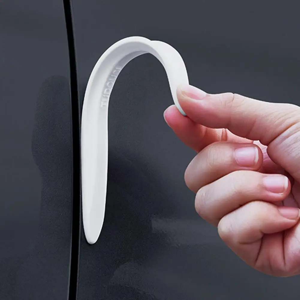 High-transparency Color Matching Car Bumper Stripes Trace-less Anti-scratch Car Door Protection Strips Guard for Paint for Rear