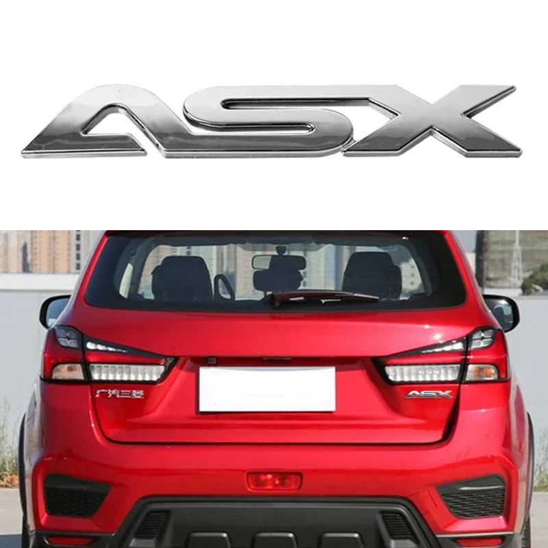 Car Body Letter Sticker for Mitsubishi ASX Outlander Grandis L300 Delica Pajero Galant Eclipse Auto Rear Trunk Badge Decal