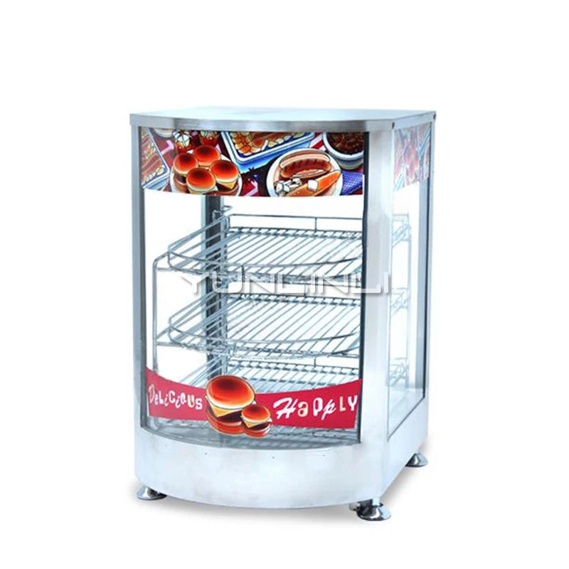 Версия 2025 года, витрина для подогрева еды, электрическая витрина для сохранения тепла приготовленных пищевых продуктов, электрическая витрина для еды