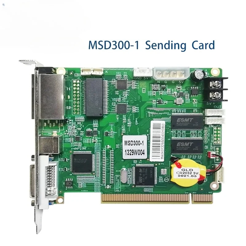 Tarjeta de Envío LED HD MSD300 Compatible con MSD300-1 para Controlador de Pantalla LED 1.3 2.6 Millones de Píxeles