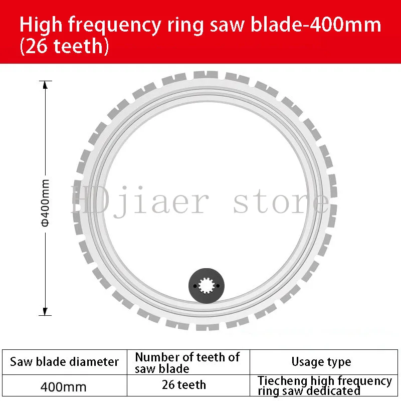 

High Frequency Ring Saw 400mm/500mm New Concrete Wall Cutting Machine Saw Blade Door And Window Cutting
