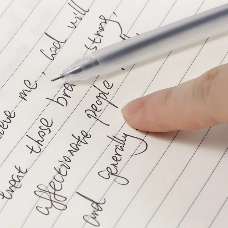 10 pz/lotto penna Gel 0.5mm pennarelli a inchiostro colorato scrittura di cancelleria giapponese MUJIs penna stile scuola forniture per ufficio regalo