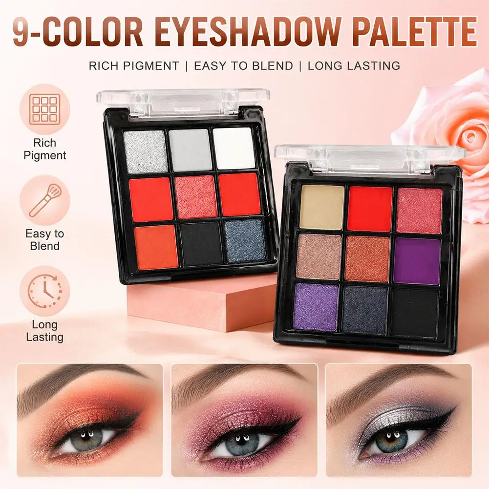 Halloween Makeup Palette,Matte Eye Shadow High Pigmented Blendable Bright & Dark Shade Palette for Cosplay Costume Stage Parties