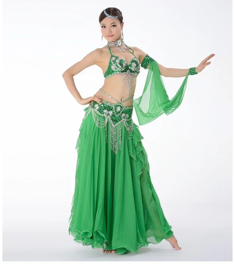 

11 Colors Wholesale Belly Dance Costume Accessories 1 Piece Arm Sleeves Wrist Adjustable Chiffon Sleeve Sequins Armbands
