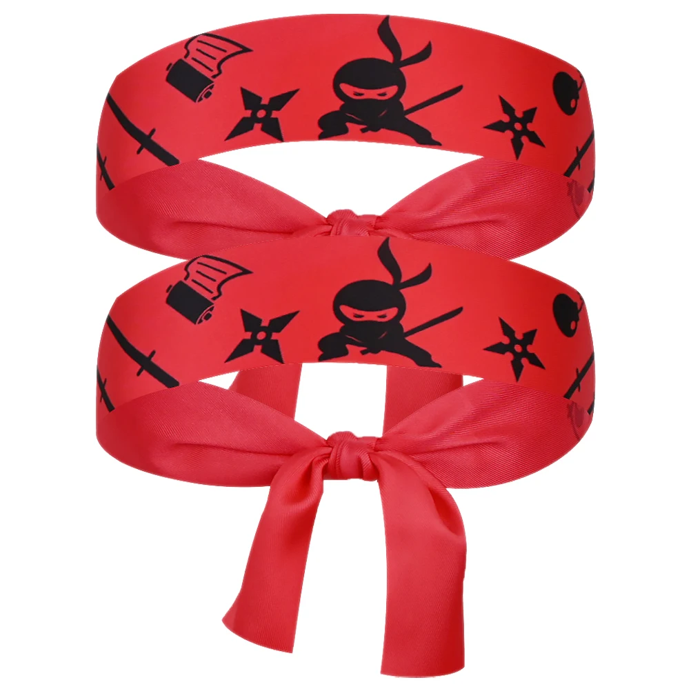 Headband Japanese Chef Sushi Bushido Karate Bandana Hairband Hair Hachimaki headwear Samurai Men Kitchen Costume Supply Bands