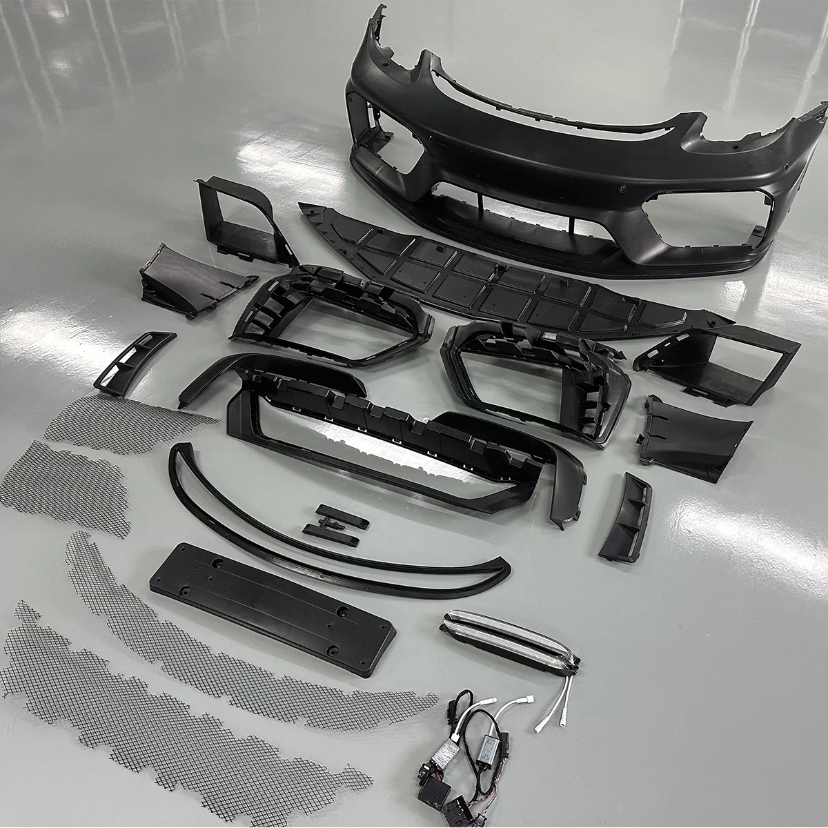 For   Cayman 718/981 transform Into Retrofit Kits to GT4 Style Include Hood Front Bumper Fender.