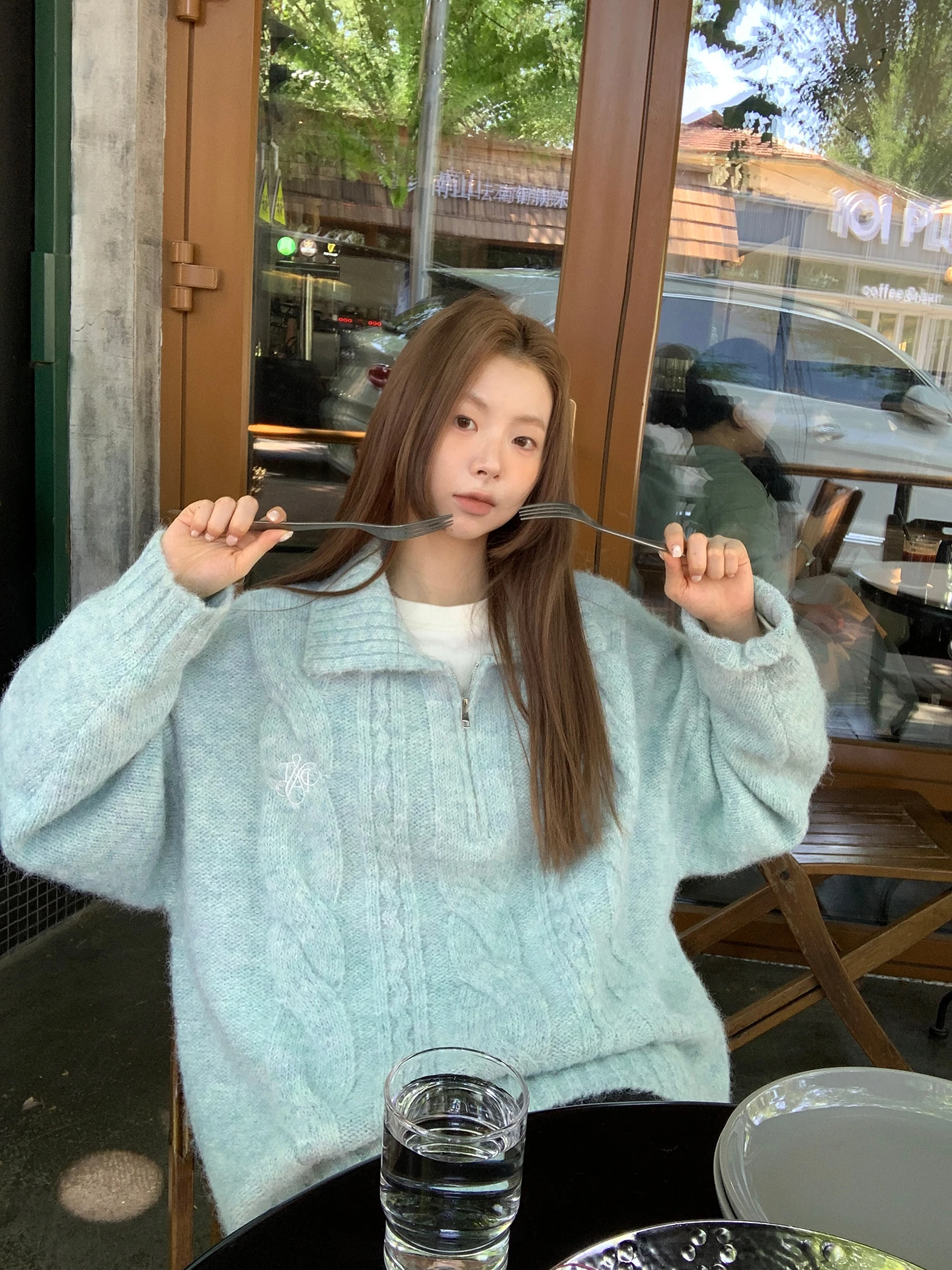 

Весенний женский свободный свитер с длинными рукавами, удобный вязаный топ в стиле кэжуал, красный, с индивидуальным дизайном, высокое качество, модный